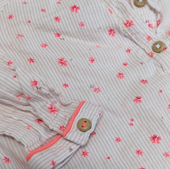 ✨2/$12✨ Zara Baby Girl Floral Blouse - Picture 7 of 9